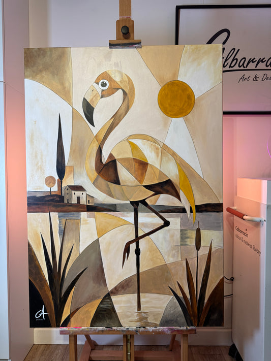 El Elegante de las Marismas 116 × 81 cm