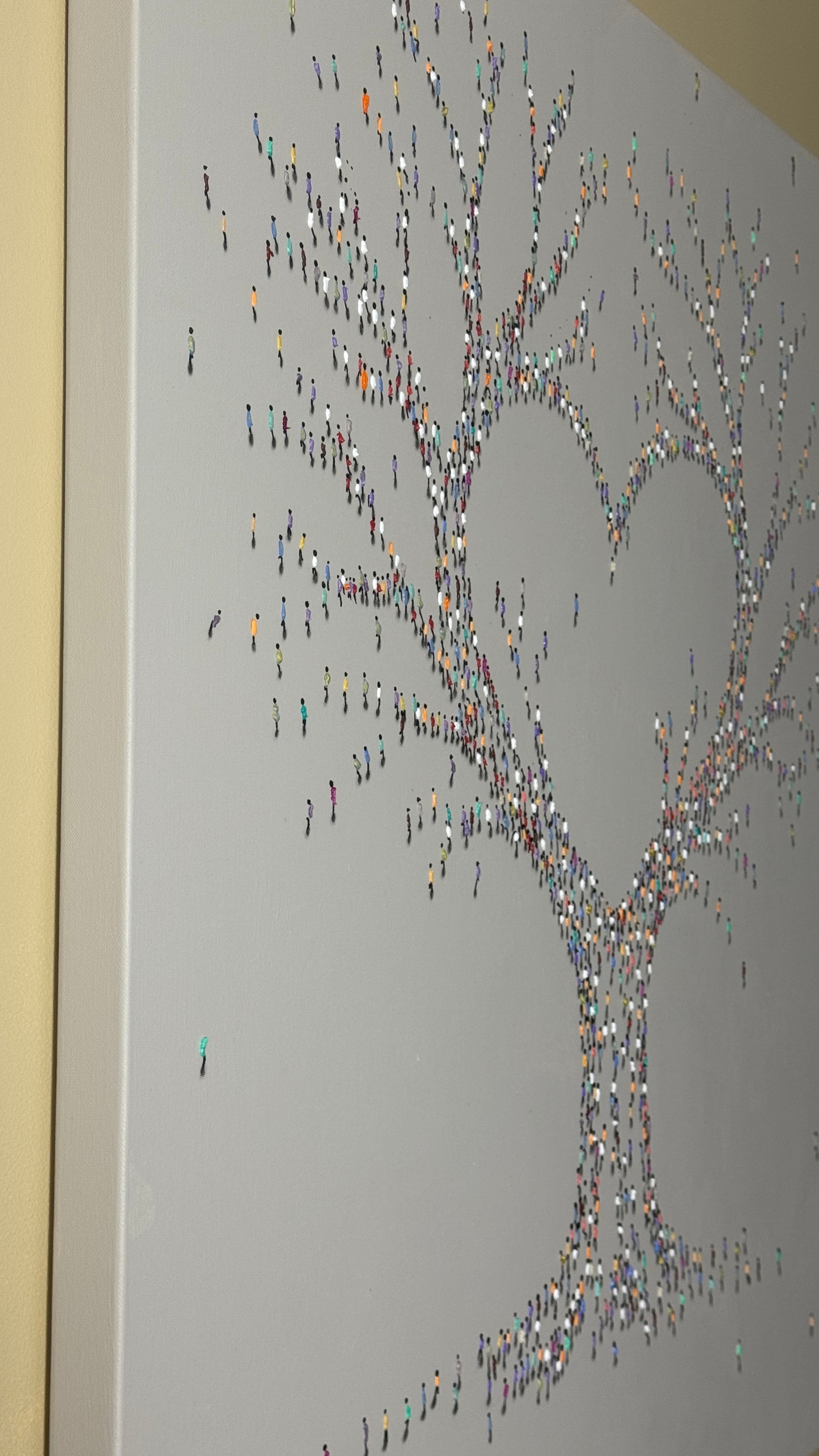 L’Arbre des Liens  100 x 100 cm