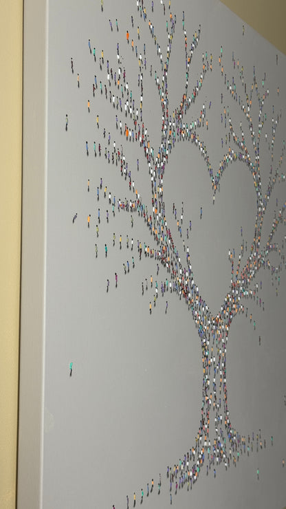 The Tree of Connections 100 x 100 cm
