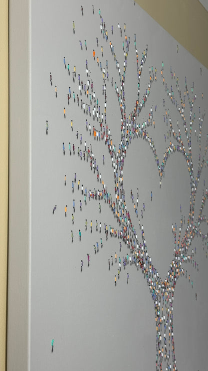The Tree of Connections 100 x 100 cm