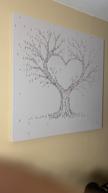 The Tree of Connections 100 x 100 cm