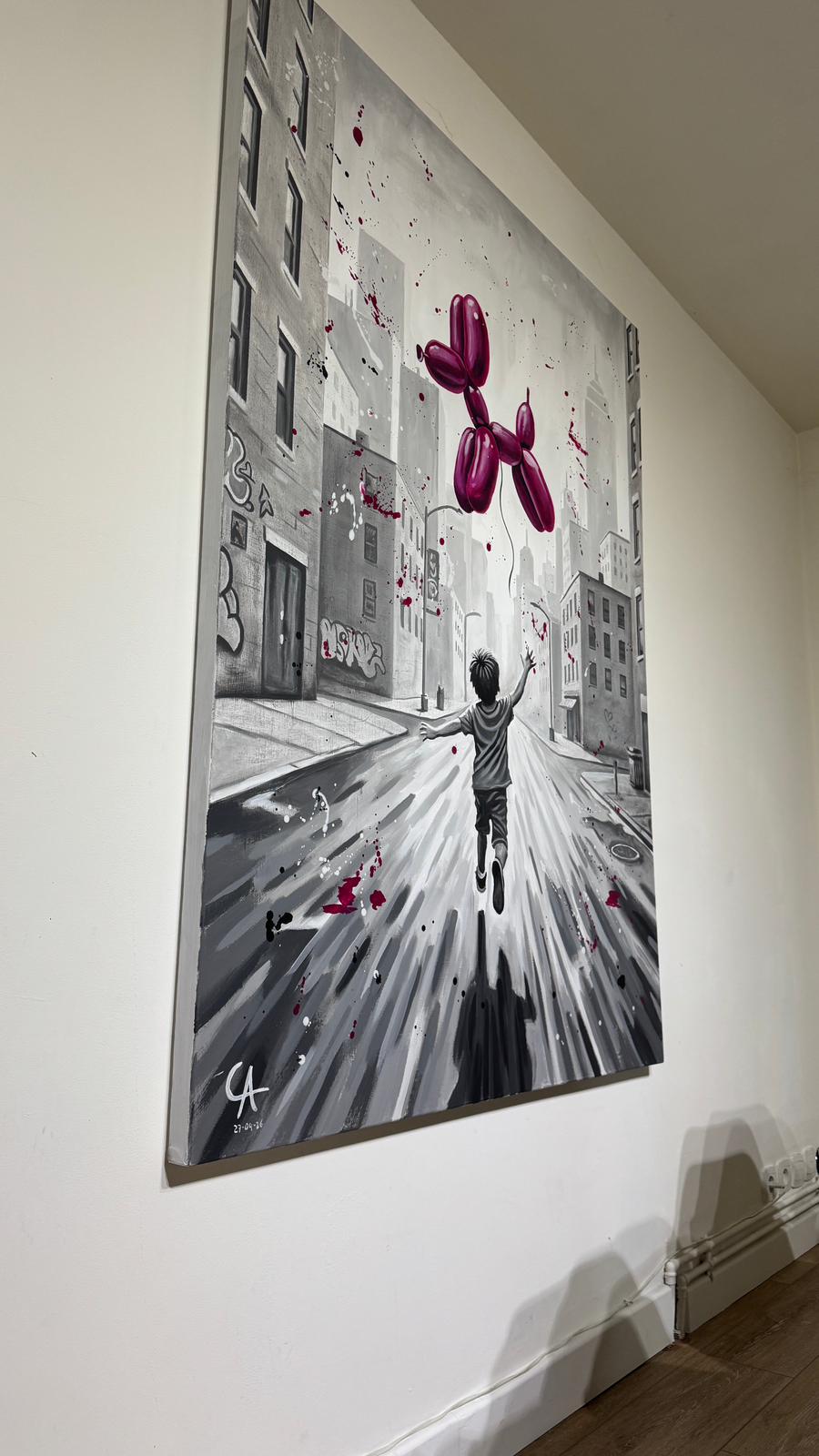 Le rêve d’un enfant 120 x 160 cm