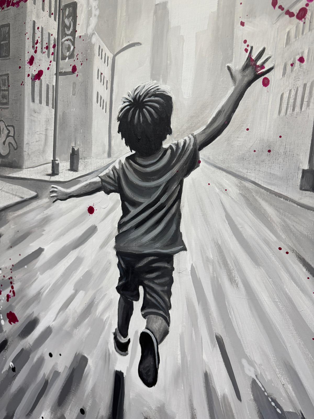 Le rêve d’un enfant 120 x 160 cm