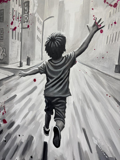 Le rêve d’un enfant 120 x 160 cm