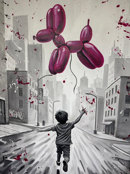 Le rêve d’un enfant 120 x 160 cm