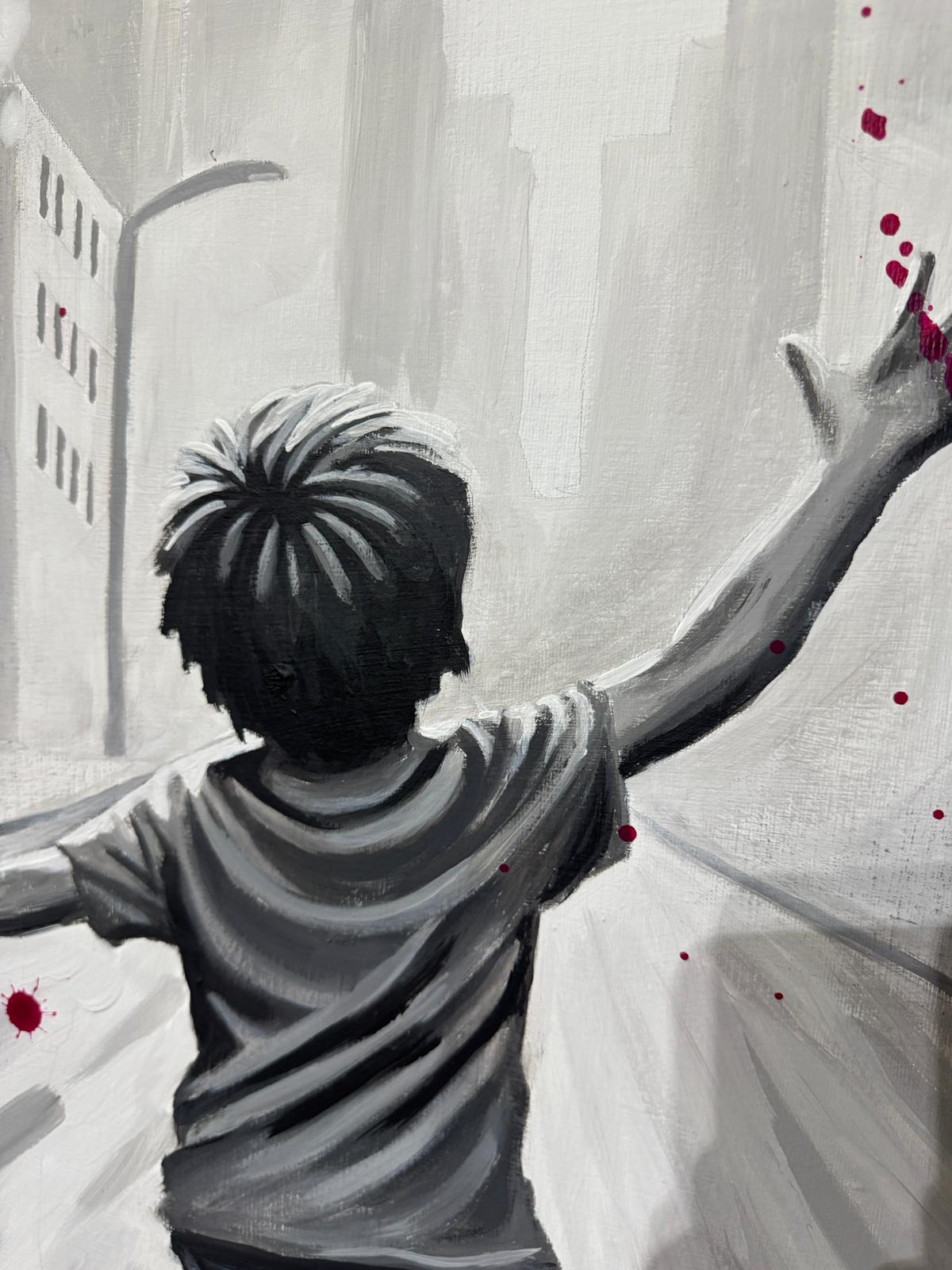 Le rêve d’un enfant 120 x 160 cm