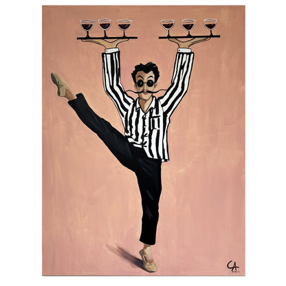 El Camarero Parisino 130 x 99 cm
