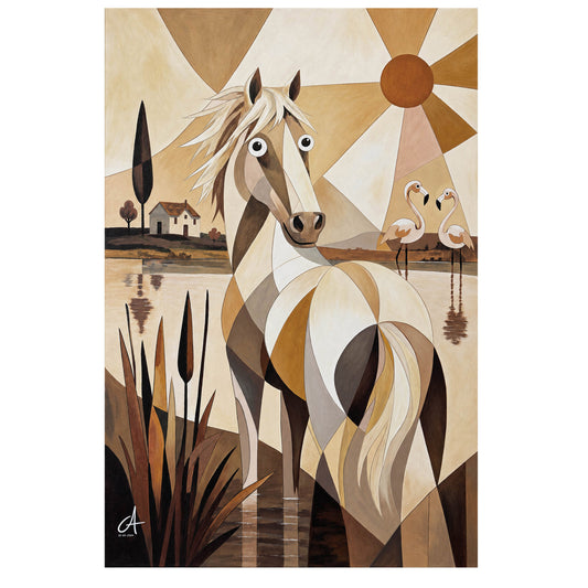 Crin de Camargue 116 × 81 cm