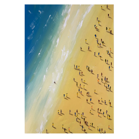 La plage  70 x 50cm