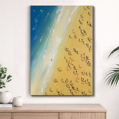 La plage  70 x 50cm