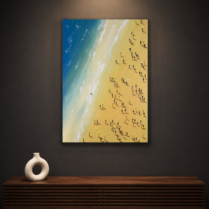 La plage  70 x 50cm