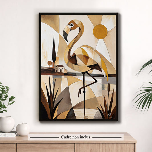 L’Élégant des Marais 50 x 70 cm
