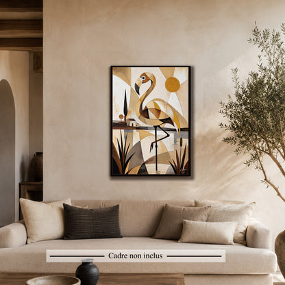 L’Élégant des Marais 50 x 70 cm