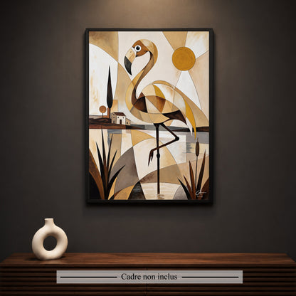 L’Élégant des Marais 50 x 70 cm