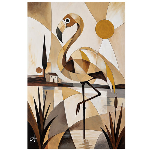 L'Élégant des Marais 116 × 81 cm