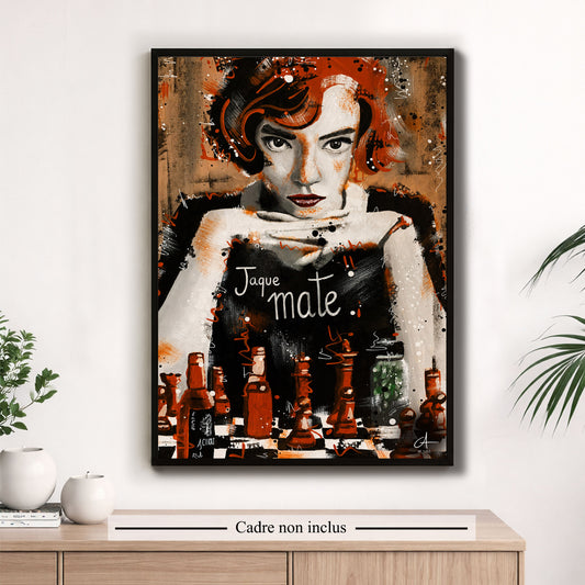 Jaque Mate 70 x 50 cm