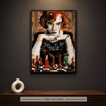 Jaque Mate 70 x 50 cm