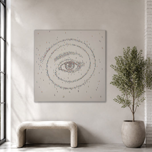 L’Œil du Monde 100 x 100cm