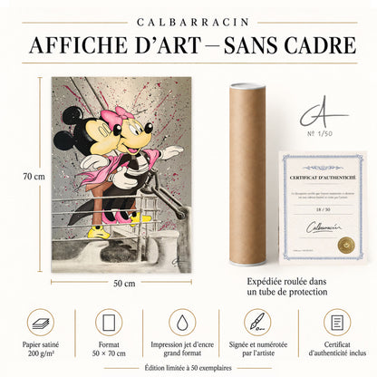 Affiche seule sans cadre — Love Cruise 70 x 50 cm — Calbarracin — présentation F [AS]