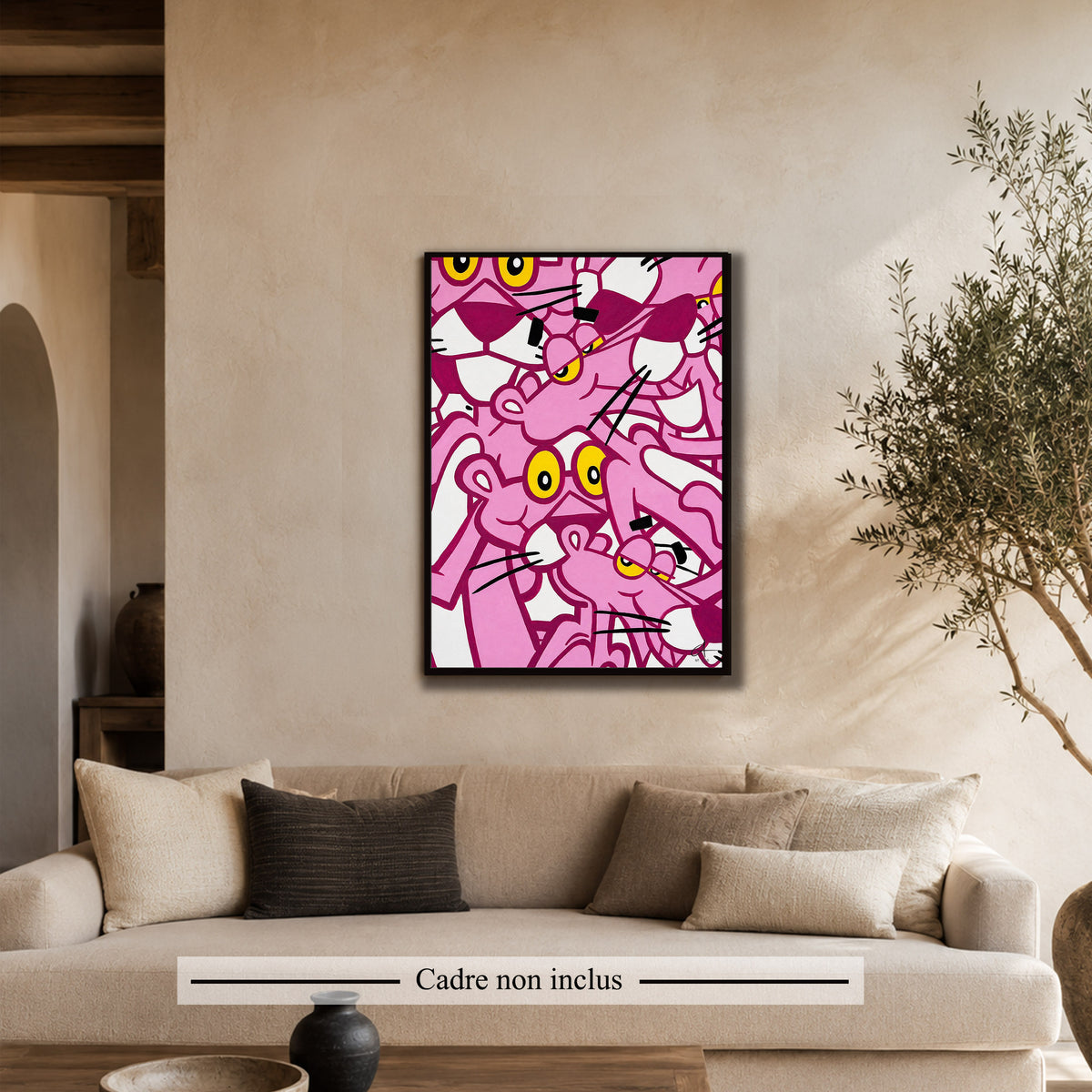 Affiche seule sans cadre — Phanters 70 x 50 cm — Calbarracin — présentation C [AS]