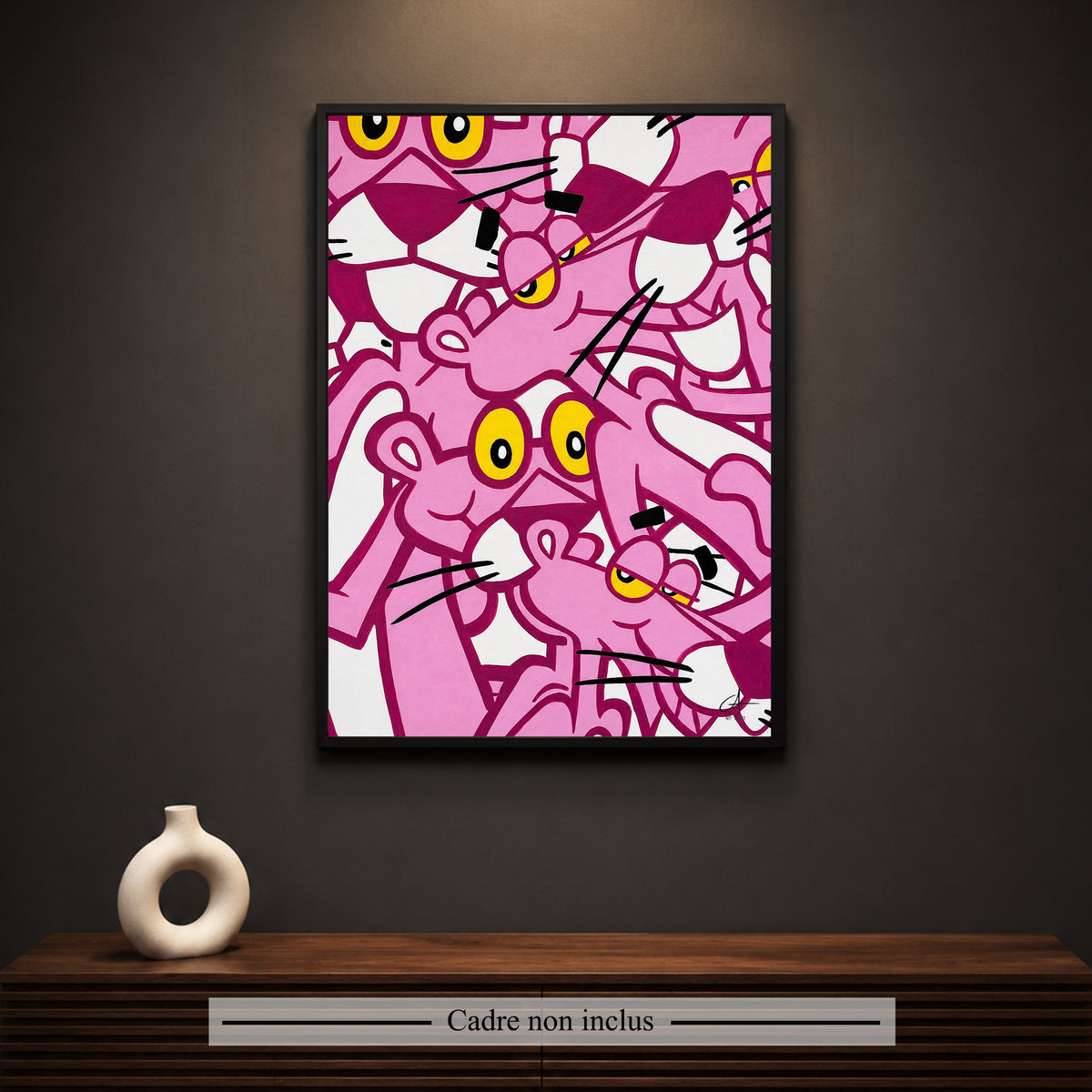 Affiche seule sans cadre — Phanters 70 x 50 cm — Calbarracin — présentation D [AS]