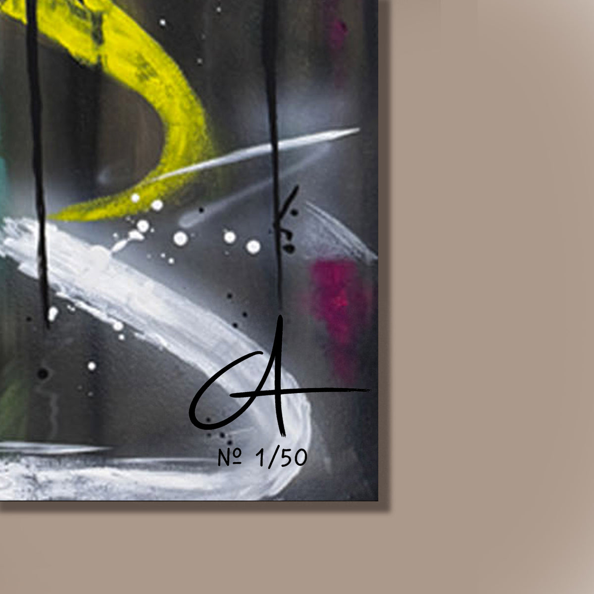 Affiche seule sans cadre — Super Saiyan Urban Street 70 x 50cm — Calbarracin — présentation E [AS]