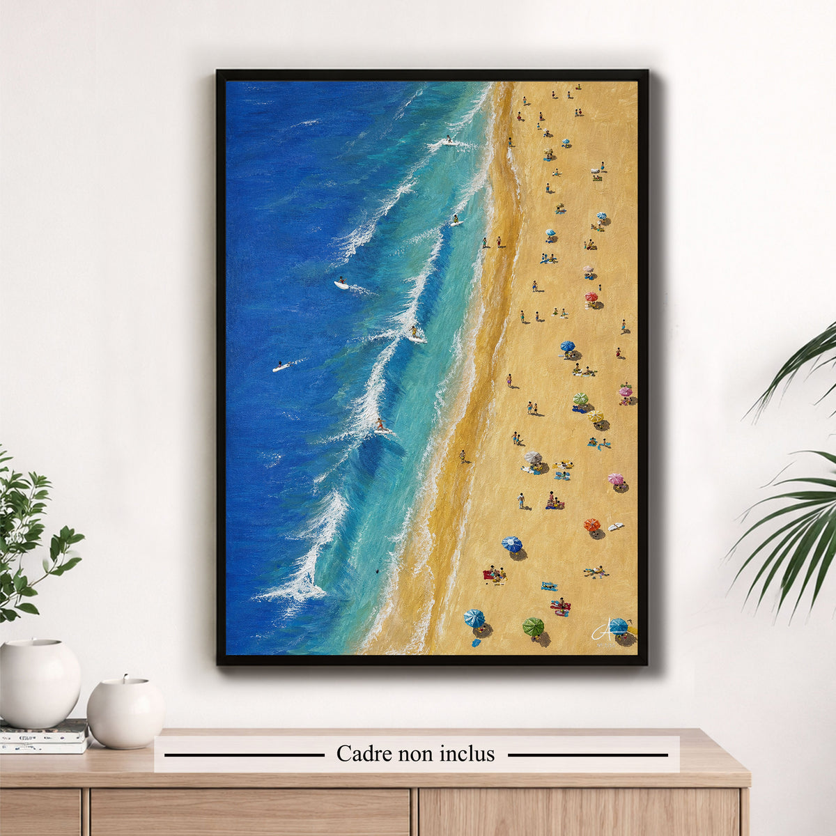 Surfers 70 x 50 cm