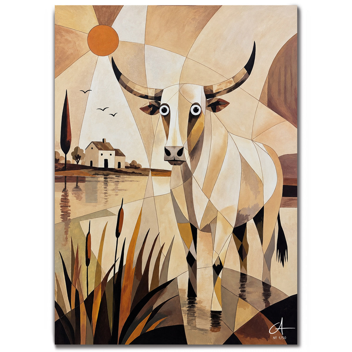 Le Regard du Delta 50 x 70 cm